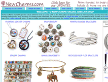 Tablet Screenshot of newcharms.com